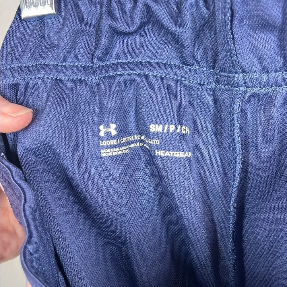 Under Armour Navy and Peach Athletic Shorts